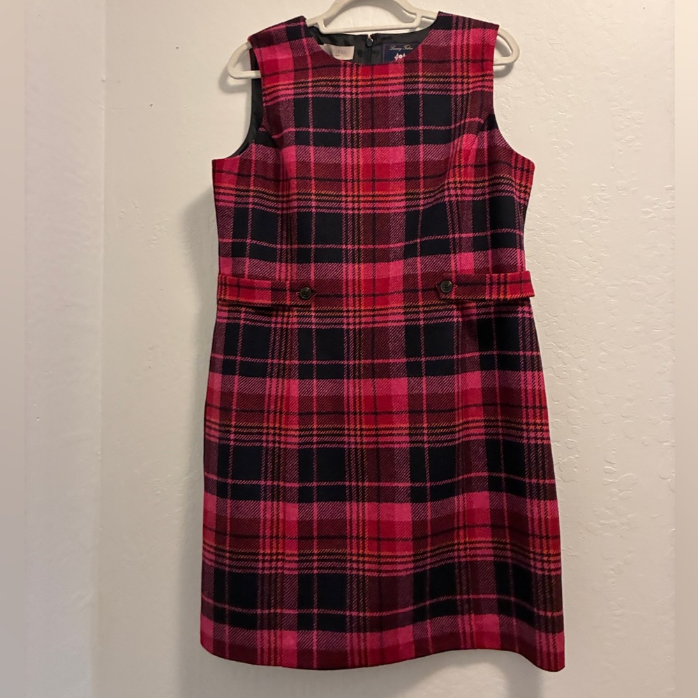 Hobbs London Sariah Plaid Wool Dress. - Picture 4 of 8